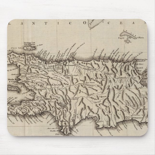 Hispaniola, St Domingo Mouse Mat (Front)