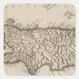 Hispaniola, St Domingo Square Sticker