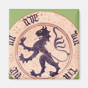 Hispano-Moresque dish, tin-glazed Magnet
