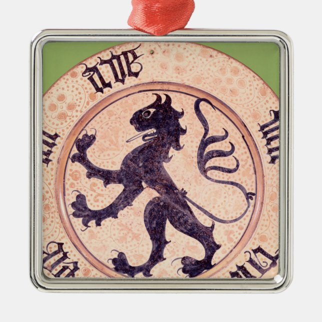 Hispano-Moresque dish, tin-glazed Metal Tree Decoration (Front)