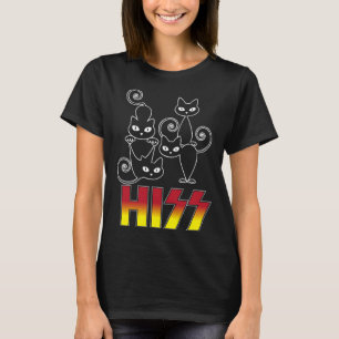 HISS  Cute Cat Mum Kitty Cats  Rock  Xmas T-Shirt