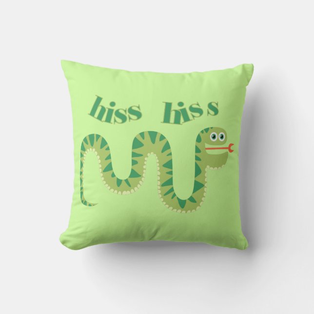 Hiss Hiss Snake Cushion (Front)