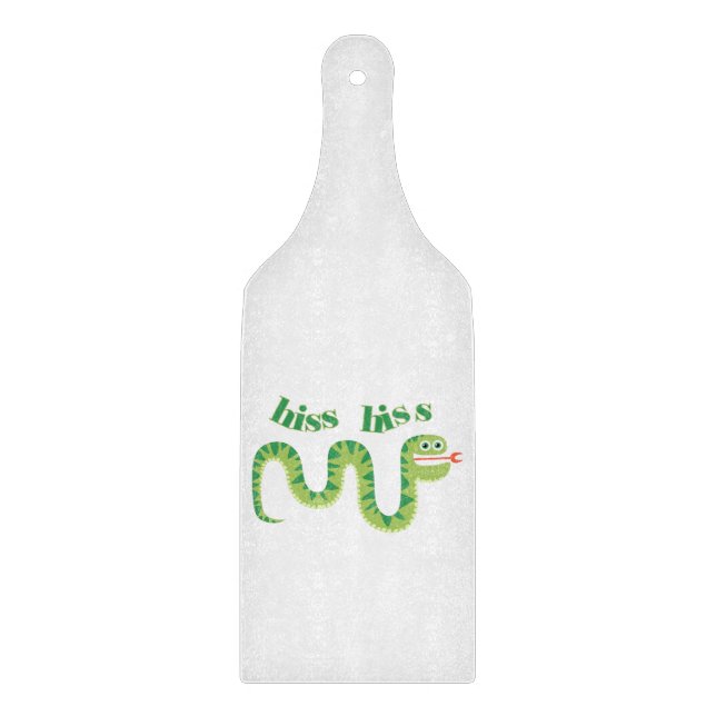 Hiss Hiss Snake Cutting Board (Front)