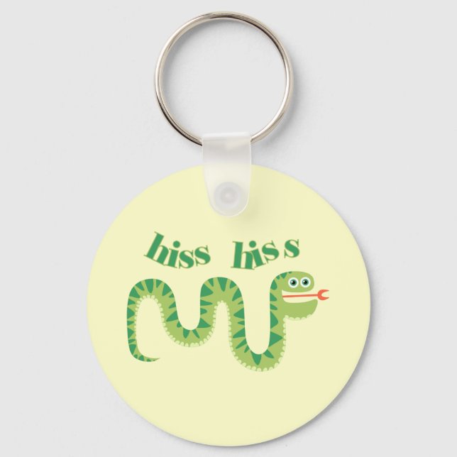 Hiss Hiss Snake Key Ring (Front)