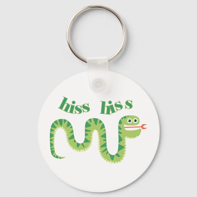 Hiss Hiss Snake Key Ring (Front)