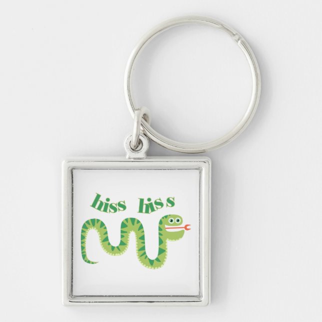 Hiss Hiss Snake Key Ring (Front)