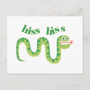 Hiss Hiss Snake Postcard