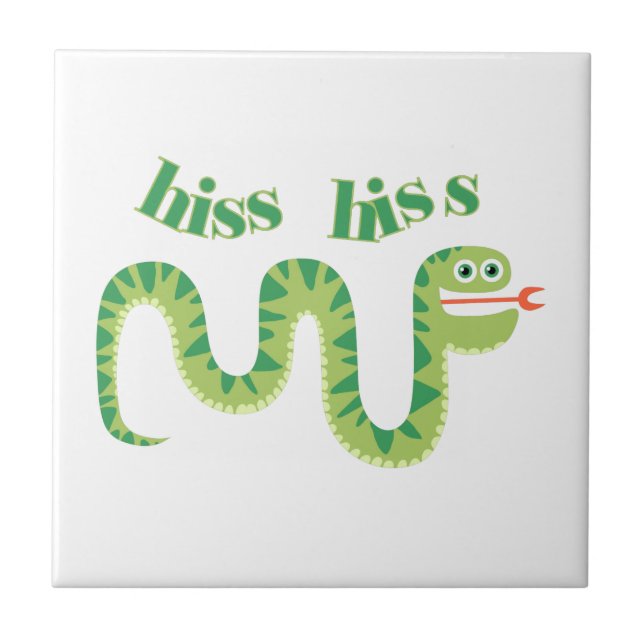 Hiss Hiss Snake Tile (Front)