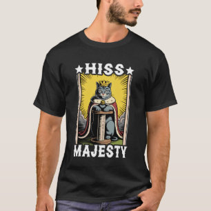 Hiss Majesty Mystic Cat Scratching Post Tree Cat T-Shirt