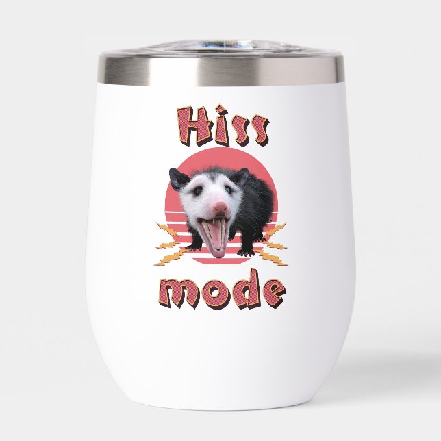 Hiss Mode Funny Opossum Chaotic Animal (Front)