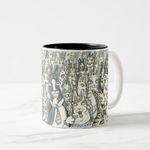 Hiss N' Fitz CAT PARTY MUG