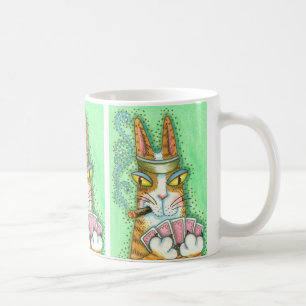 Hiss N' Fitz CAT POKER FACE MUG *Customise