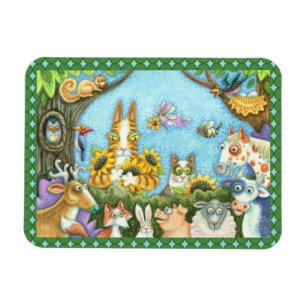 HISS N' FITZ CATS AND MENAGERIE OF FRIENDS, FUNNY MAGNET
