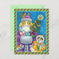 HISS N' FITZ CATS CHRISTMAS SHOPPING, FEATHER TREE