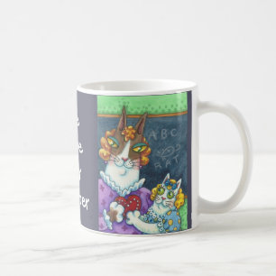 Hiss N' Fitz Teacher's Pet VALENTINE CAT MUG