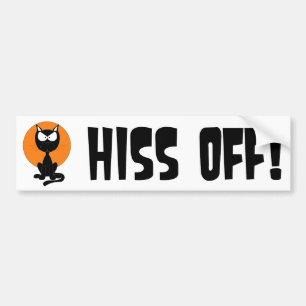 HISS OFF! BUMPER STICKER