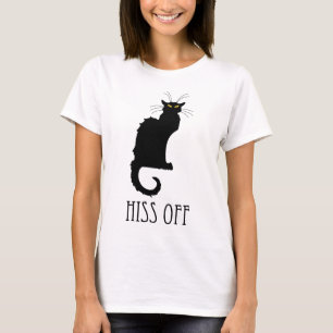 Hiss Off Cat Funny T-Shirt