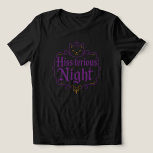 Hiss-terious Night   BLACK ONLY Tri-Blend Shirt