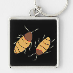 Hissing Cockroach Key Ring