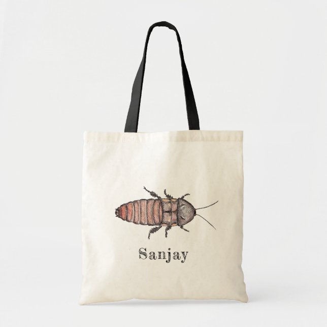 Hissing Cockroach Tote Bag (Front)