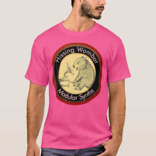 Hissing Wombat Eurorack Synthesizer T-Shirt