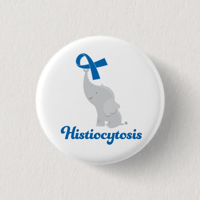 Histiocytosis Awareness 3 Cm Round Badge (Front)