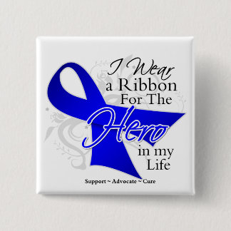 Histiocytosis Ribbon Hero in My Life 15 Cm Square Badge