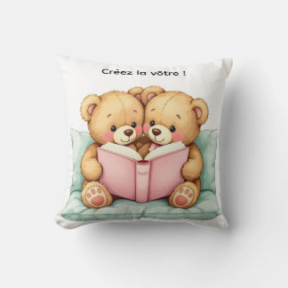 Histoires et câlins cushion