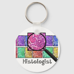 Histologist Gifts Magnified Cells Design Key Ring