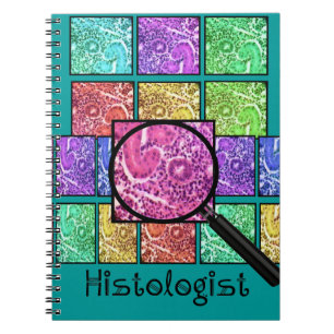 Histologist Gifts Magnified Cells Design Notebook
