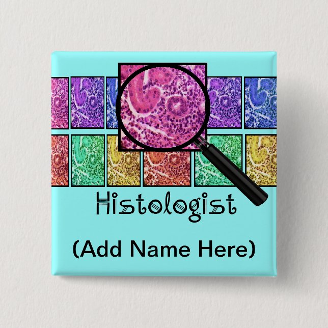 Histologist Name Badge Button (Front)