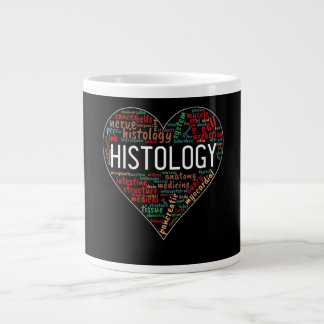 Histology Histotechnician Heart Words Definition Large Coffee Mug