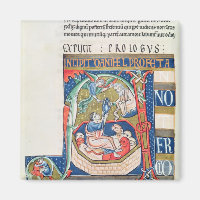 Historiated initial 'A' Depicting Daniel