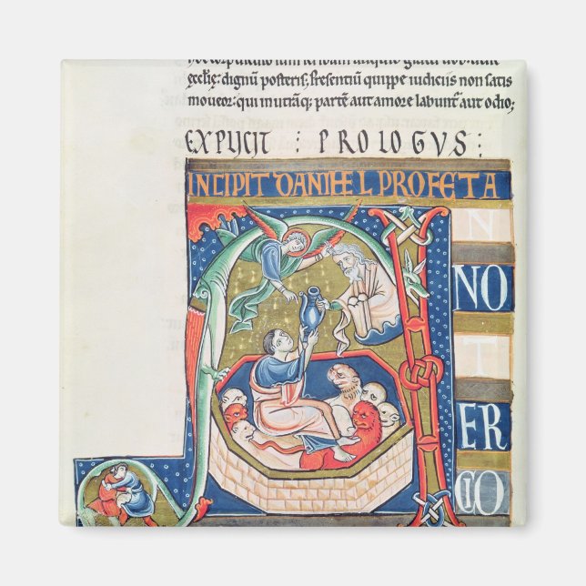 Historiated initial 'A' Depicting Daniel Magnet (Front)