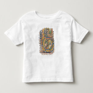 Historiated initial 'B' depicting King David Toddler T-Shirt