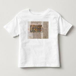Historiated initial 'E' depicting Jonah Toddler T-Shirt