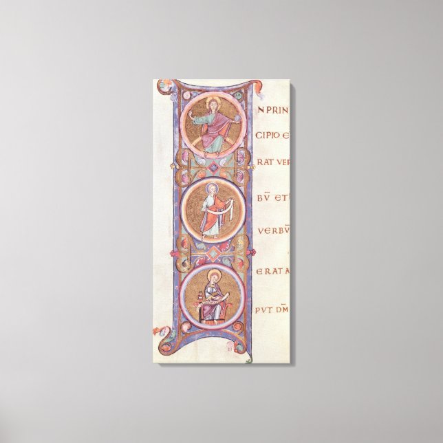 Historiated initial 'I' Canvas Print (Front)