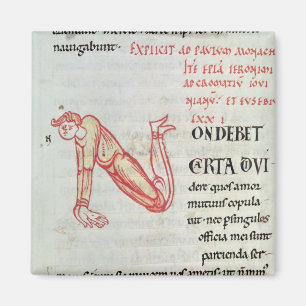 Historiated initial 'N' Magnet