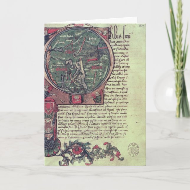 Historiated initial note card (Front)