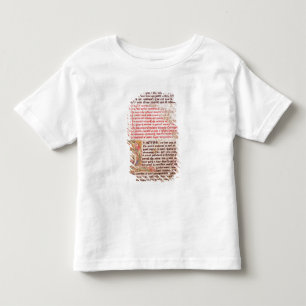Historiated initial 'Q' depicting three Toddler T-Shirt