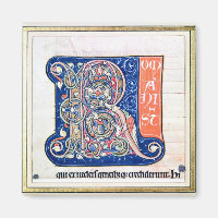 Historiated initial 'R' 2