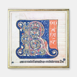 Historiated initial 'R' 2 Magnet
