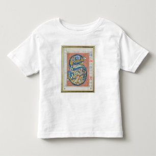 Historiated initial 'S' depicting an acrobat Toddler T-Shirt