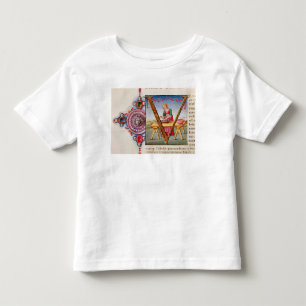 Historiated initial 'V' depicting Toddler T-Shirt