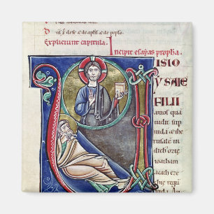 Historiated initial 'V' or 'U' Magnet
