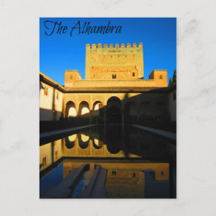Historic 14th Century Nasrid Palace Postcard