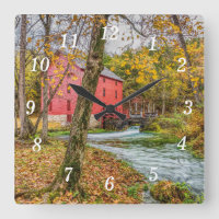 Historic Alley Mill Wall Clock