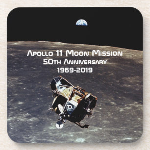 Historic Apollo 11 Moon Mission 50th Anniversary Coaster