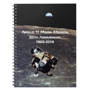 Historic Apollo 11 Moon Mission 50th Anniversary Notebook
