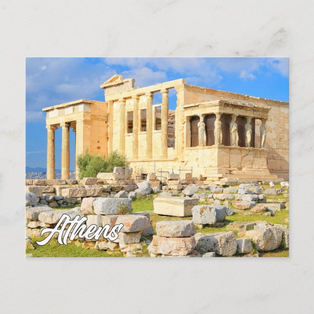 Historic Athens, Greece Postcard (Front)